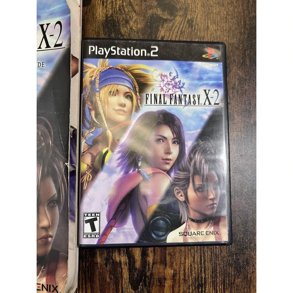 Final Fantasy X-2 PlayStation 2 PS2 FF 10-2 Complete CIB with Strategy Guide